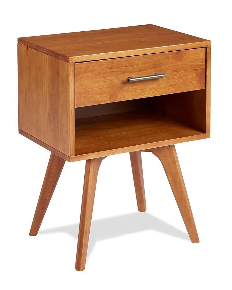 Amazon.com: Mid Century Modern One Drawer Nightstand